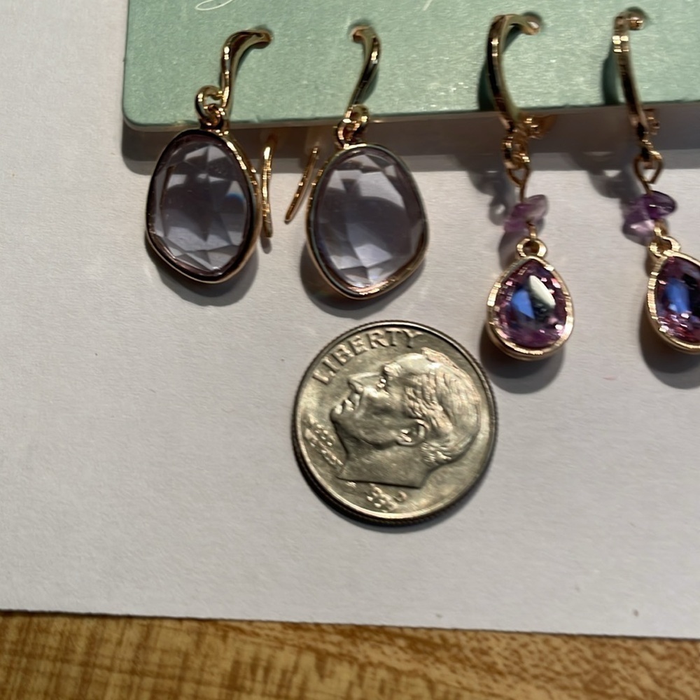 Amethyst Earrings Bundle - Picture 4 of 4